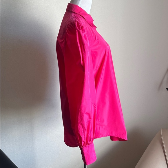 Cinq à Sept Fuchsia Puff Sleeve Blouse ( New ) - Picture 2 of 12